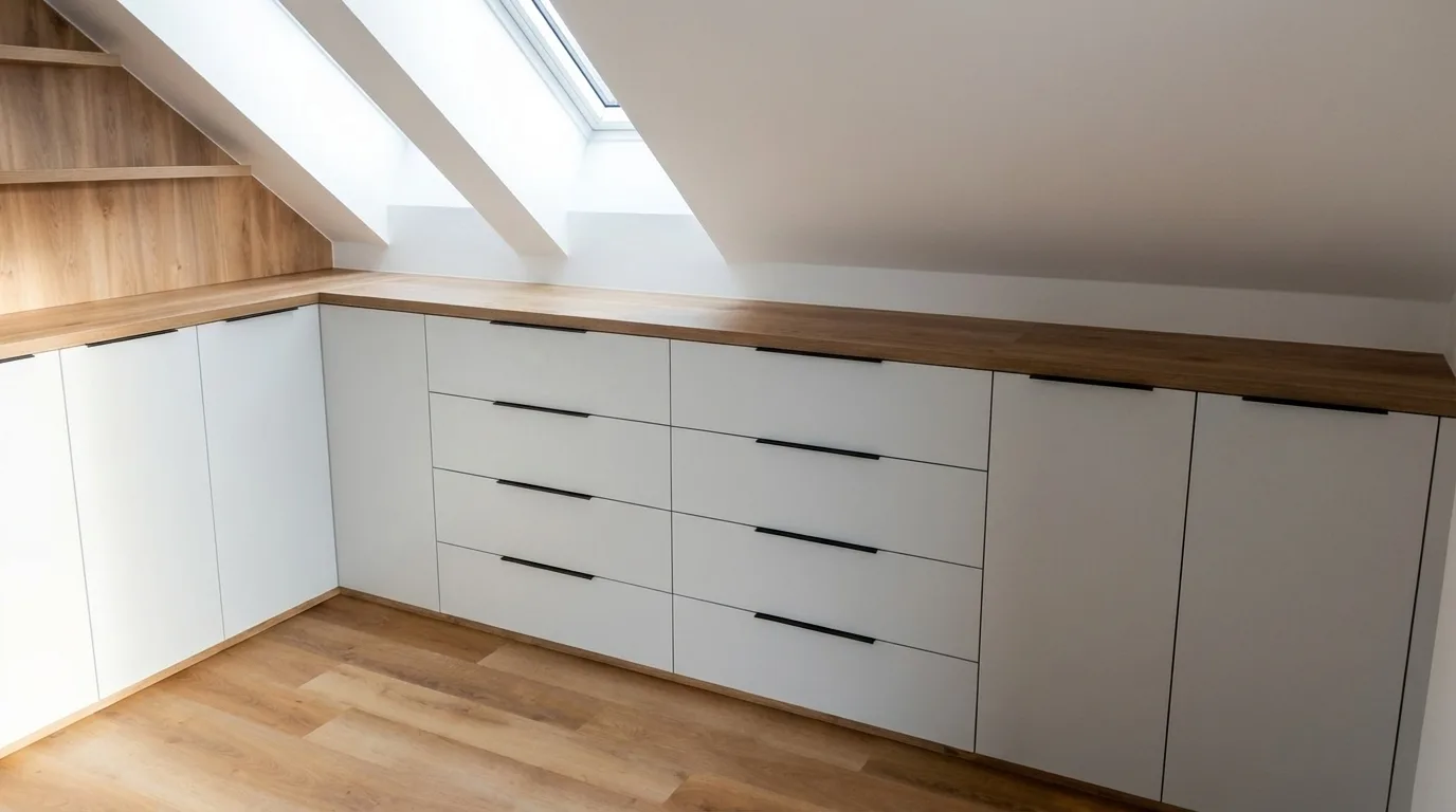 Vestavná skříň na míru – realizace 30 – Martin Kučera truhlář